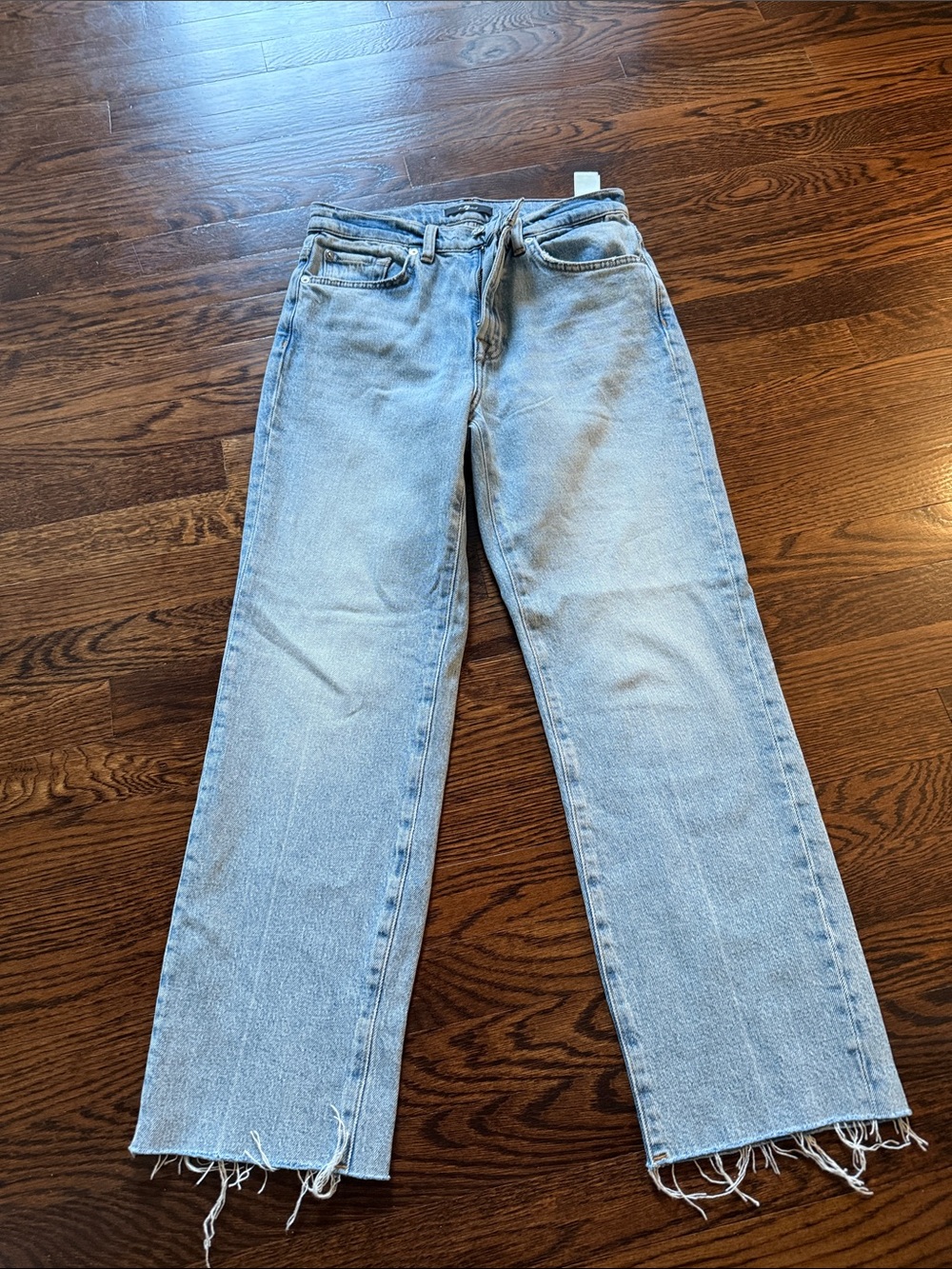 7 For All Mankind Light Blue Straight Jeans